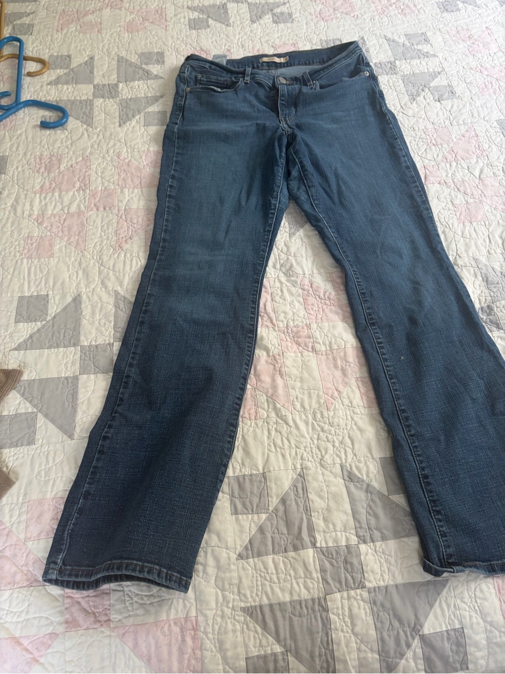 Levi's Women's Boot-Cut Jeans in Dark Blue Wash